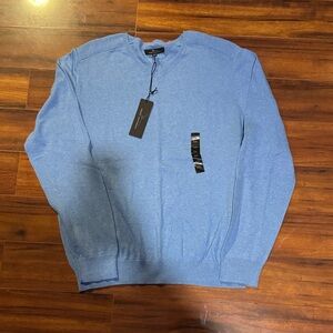 Marc Anthony V-Neck Sweater in Sky Blue